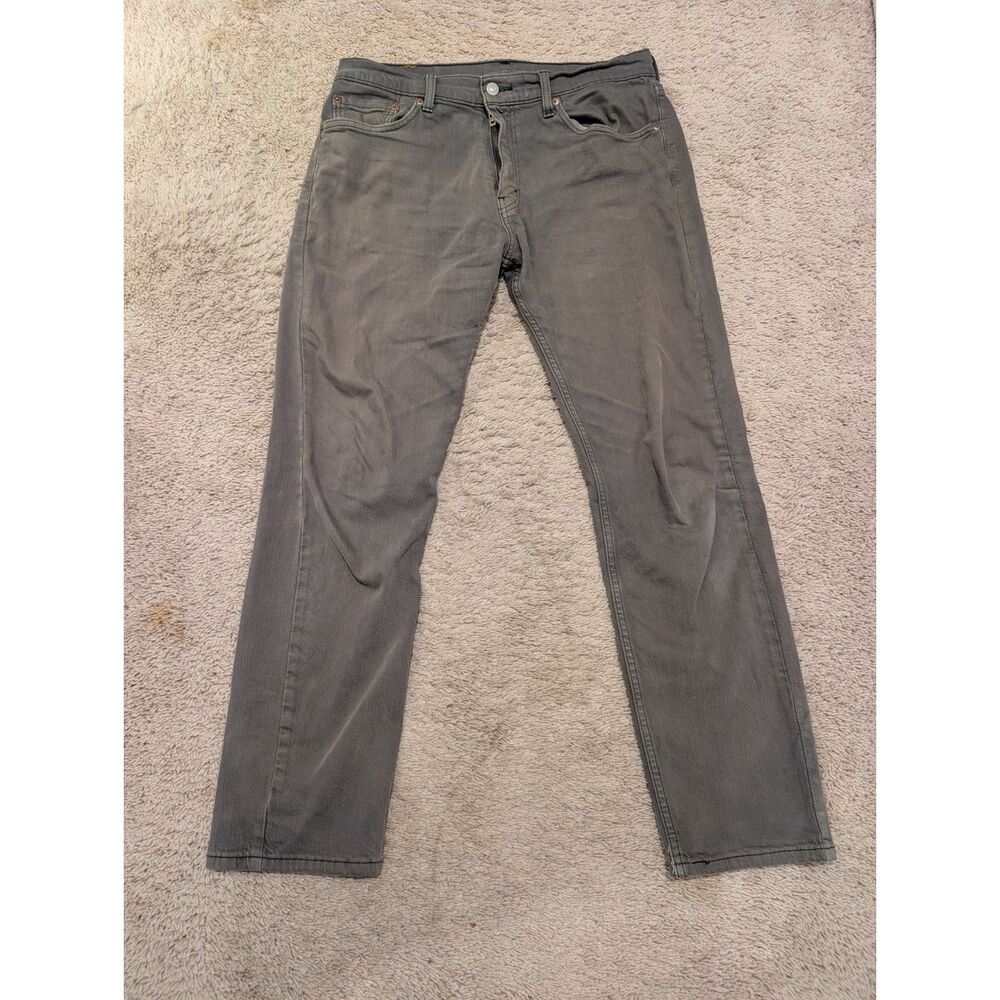 Levi's 505 Jeans Men's 32x30 Gray Regular Fit Straight Leg Denim